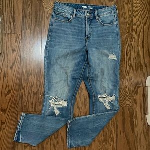 Old Navy distressed jeans. Size 10.